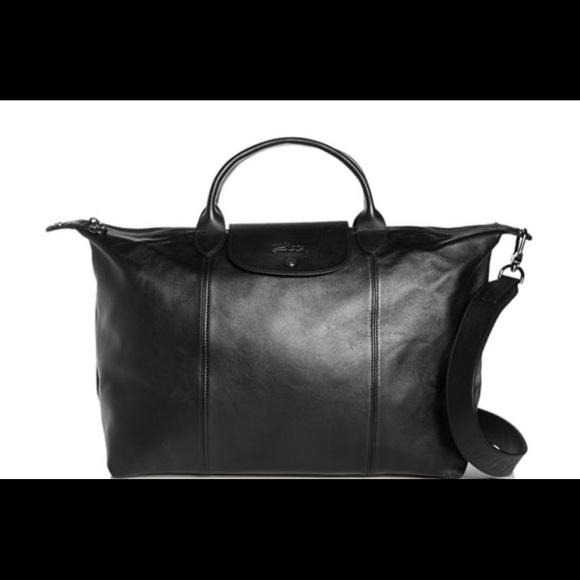 Longchamp Le Pliage large leather bag - not used - Picture 4 of 4